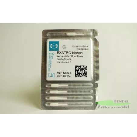 wkłady z włókna szklanego Exatec Blanco