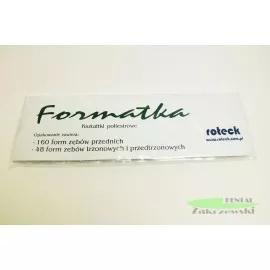 Formatka - korony celul. na zęby 1-6 op. 208 szt. Roteck