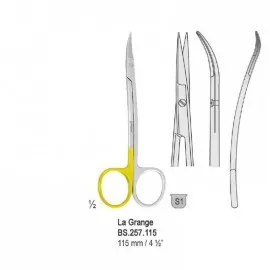 Nożyczki La Grange (esowate) dł.11,5 cm BS.257.115 Falcon