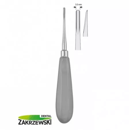 Dźwignia luxator prosta 3 mm DE.920.020 Falcon