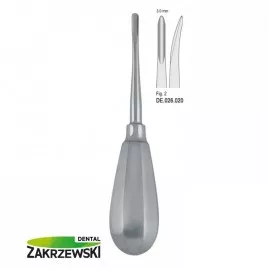 Dźwignia Bein zagięta 3mm. DE.026.020 Falcon