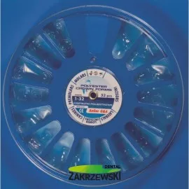 Korony celuloid. Ass.nr 2 ,3 ,5 ,6 ,7  op.32 szt. AnGer