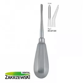 Dźwignia Bein mocno zagięta 3mm. DE.027.020 Falcon