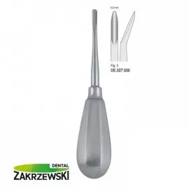 Dźwignia Bein mocno zagięta 4mm. DE.027.030 Falcon