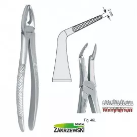 Kleszcze Berteny fig.46L do korzeni dolnych Falcon