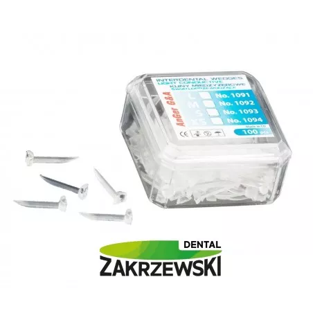 kliny transparentne Anger 100szt