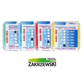 Kliny plastikowe miękkie op.100szt. Anger