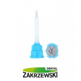 Końcówki mieszające 1:1 niebiesko-białe op. 50 szt Dentaline