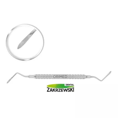 Dźwignia Heidbrink dwustronna szeroka ząbkowana Orimed