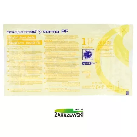 Rękawice chirurgiczne sterylne bezpudrowe op.1 para Semper