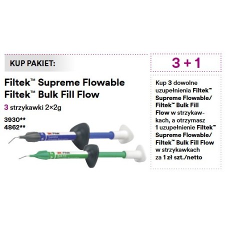 Filtek Flow Supreme Flowable 3M promocja