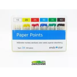 Sączki papierowe taper 0,6 op.100 szt. Endostar