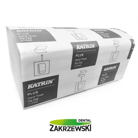 Ręczniki składane super białe Zig-Zag Plus op. 200 szt. Katrin