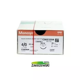 Nić chir. wchłanialna Monosyn Fiolet 4/0 3/8 koła Braun