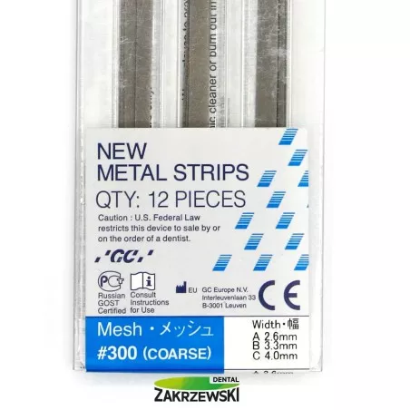 New Metal Strips Coarse pasek ścierny metalowy