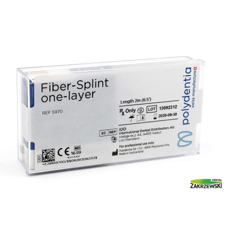 Fiber Splint One-Layer 5970 szer. 4 mm dł. 2 m. Polydentia