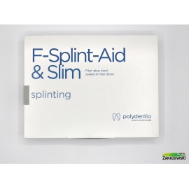 F-Splint Aid Slim op.wł.2mm.x12 cm. zanurz.w bondzie Polydentia