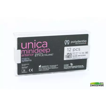 Unica Mini deep paski metalowe 12szt. 6911 Polydentia