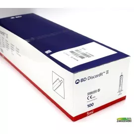 Strzykawki 5 ml. Op.100 szt. BD
