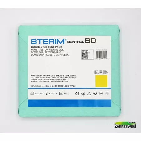 Test Bowie&Dick do kontroli sterylizacji Sterim