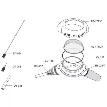 Pokrywka (cupola) AB-171A/A do piaskarki Handy2+ EMS