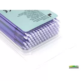 Mikropędzelki fioletowe podłużne op. 100 szt. SDI