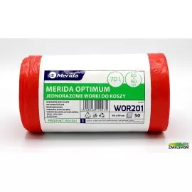 Worki czerwone 70 litrów op. 50 szt. Merida