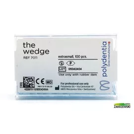 The Wedge XS kliny transparentne MIĘKKIE 100 szt. Polydentia