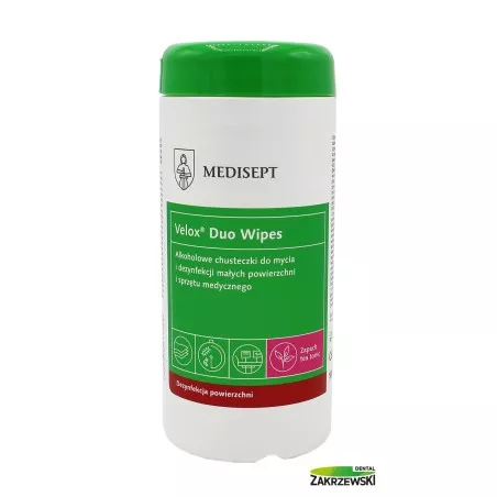 Velox chusteczki w tubie op. 100 szt. Medisept