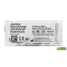 Quickmat junior paski gr. 0,04 mm. 5708 Op.100 szt. Polydentia
