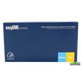 Rękawice nitrylowe  m easycare niebieskie op.100 szt. Zarys