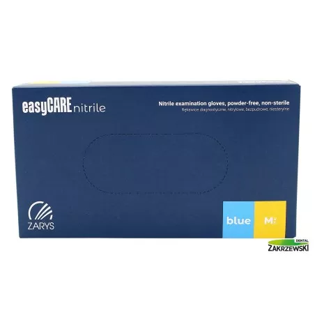Rękawice nitrylowe  m easycare niebieskie op.100 szt. Zarys
