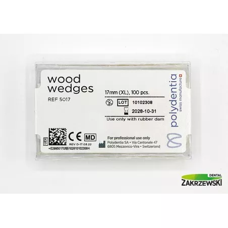 kliny polydentia białe 17mm xl 5017