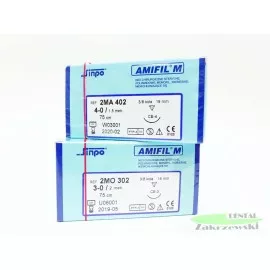 Nić chirurgiczna niewchłanialna Amifil M 3/0 Sinpo