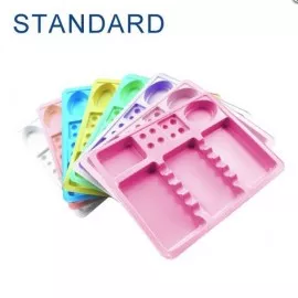 Tacki jednorazowe plastikowe kolorowe op.100 szt. Roteck