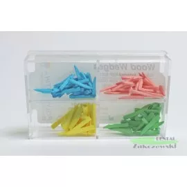 Kliny drewniane Polydentia asortyment 100 szt (4 X 25)