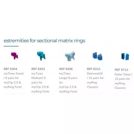 MyTines-zaciski do MyClip i MyRing Forte op. 6 par Polydentia