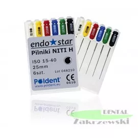 Pilniki NiTi H Endostar Poldent