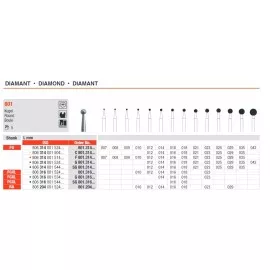 Diament na turbinę kulka nr 801 1 szt. Edenta