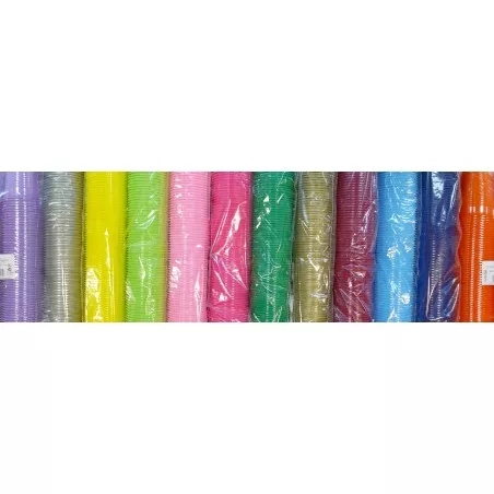 Kolorowe kubki plastikowe 100 szt.