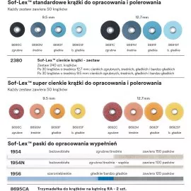 Krążki Sof-lex tekturowe op.50szt. 3M