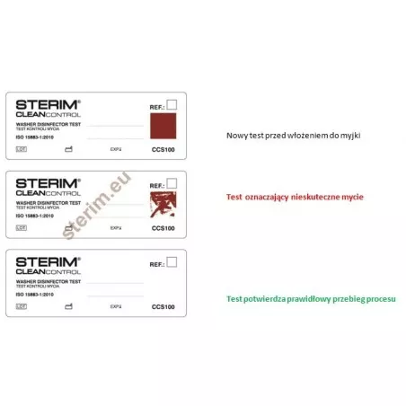 Testy STERIM CLEAN CONTROL kod ccs100